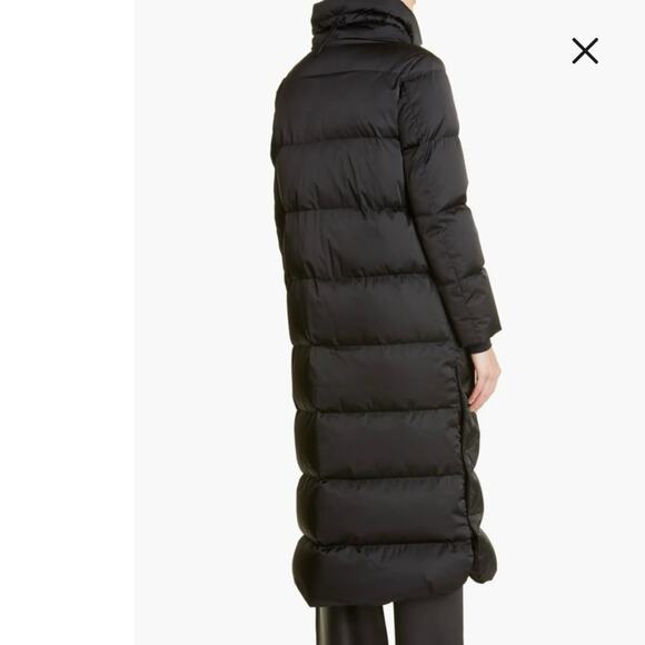 Herno Laminar Black  Quilted Down Long Parka Jacket Coat - Picture 3 of 11